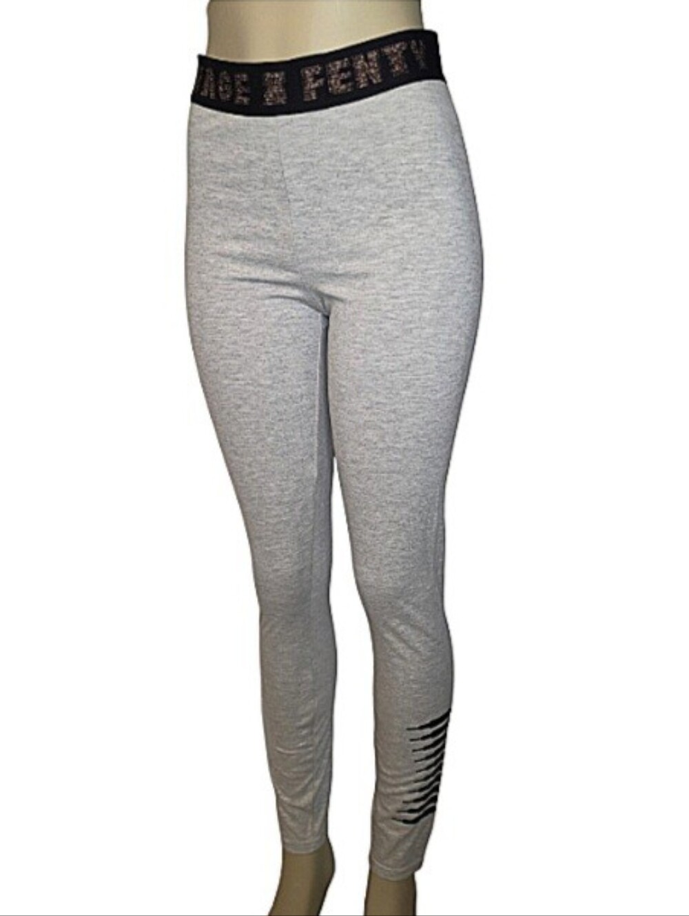 NWT! Savage X Fenty Heather Gray Leggings Size Medium